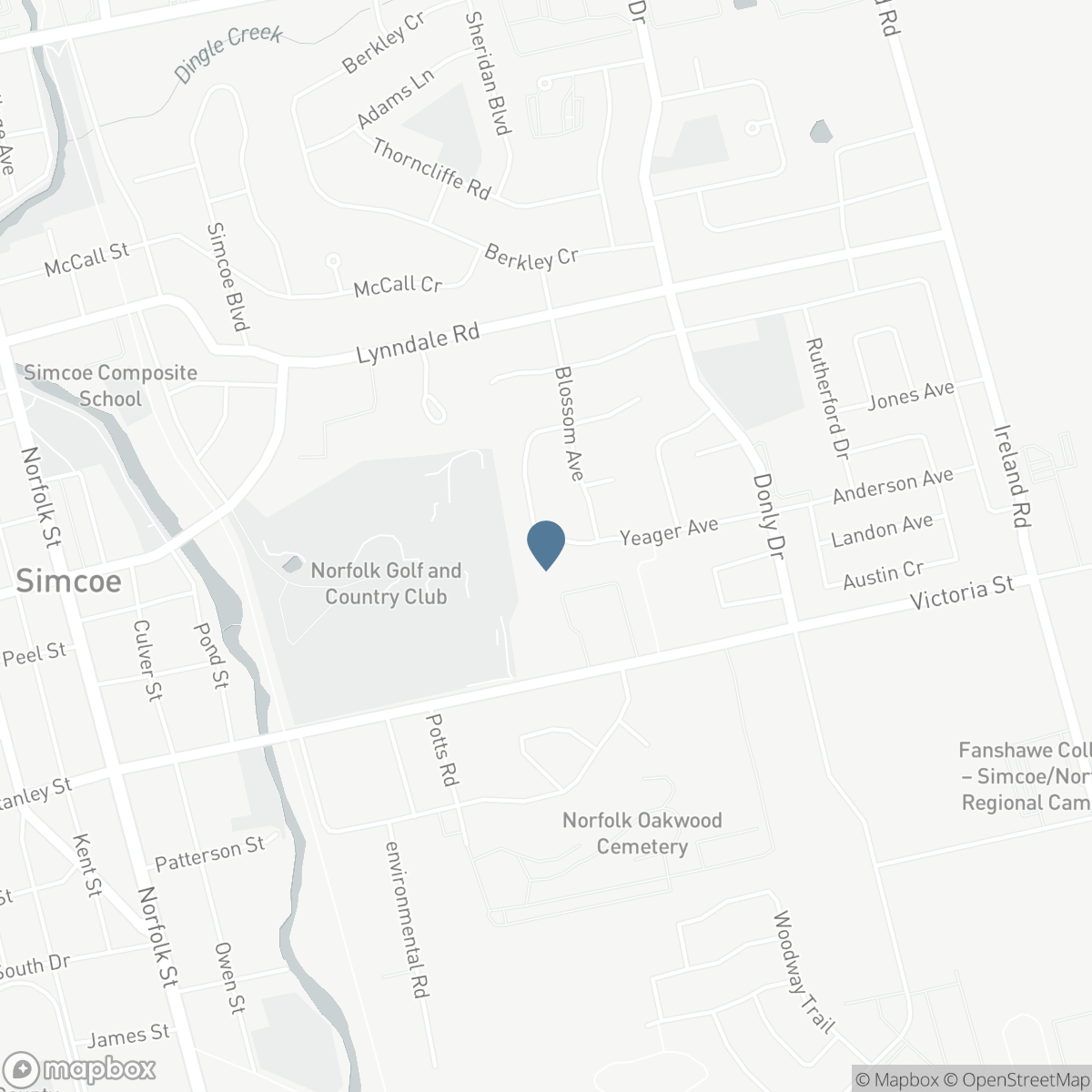 44 YEAGER AVENUE, Simcoe, Ontario N3Y 5N3
